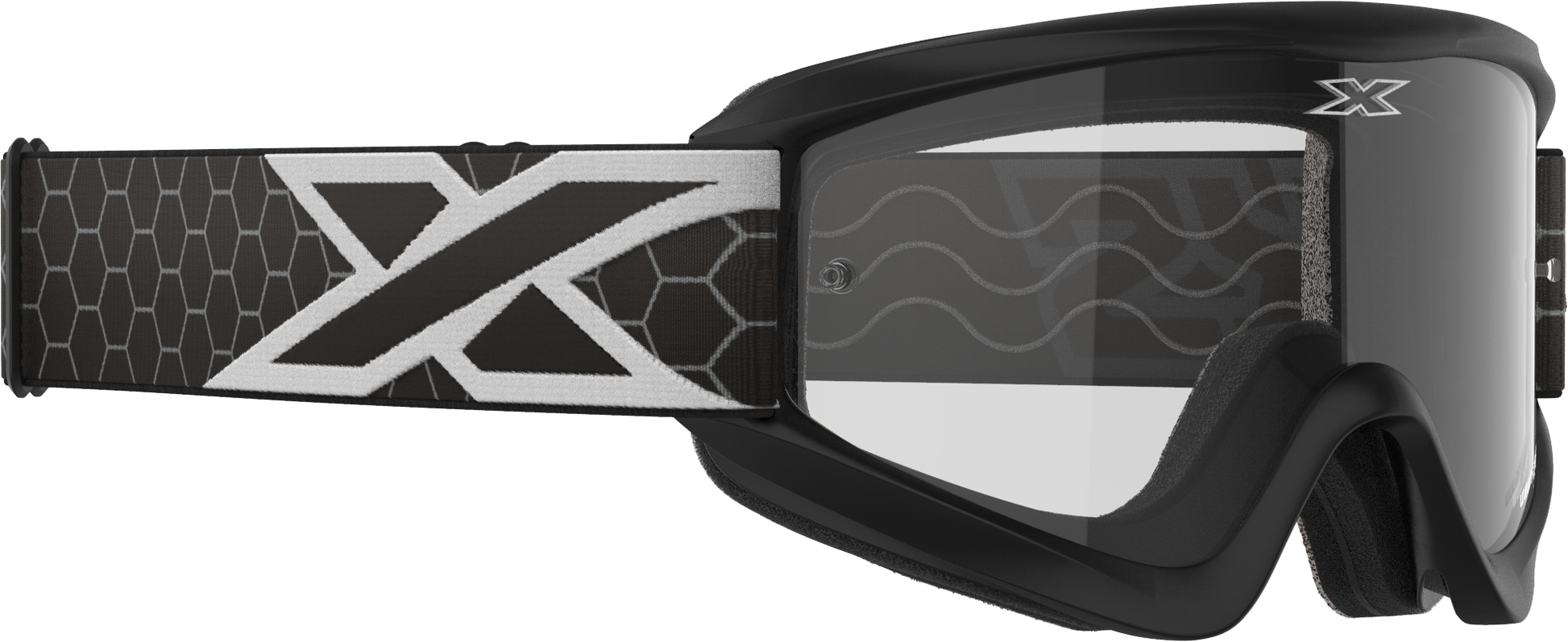 Flat Out Clear Goggle Black/White Clear