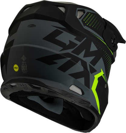 Mx 96 502 Helmet Matte Grey/Hi Viz Md