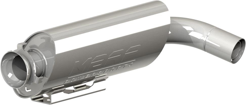 Single Slip On System W/ Oval Sport Muffler Chrome