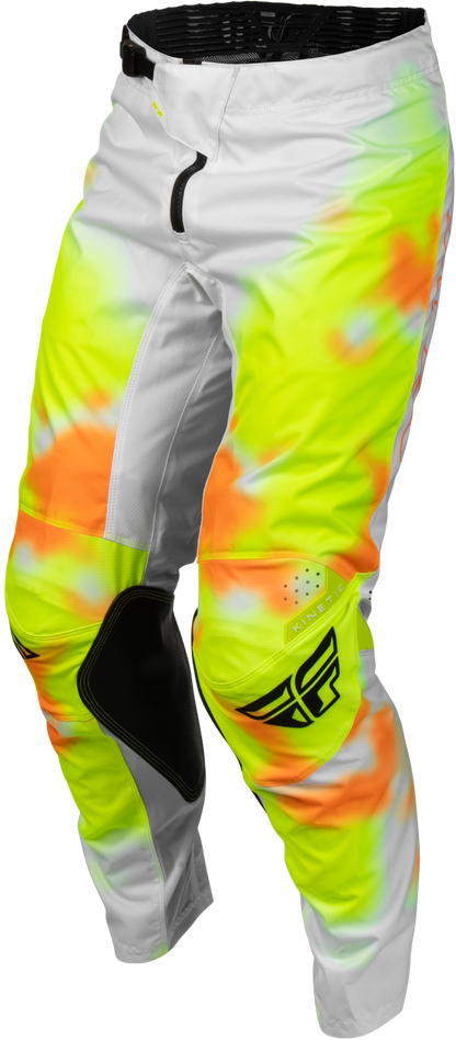 Kinetic Blur Pants White/Hi Vis/Orange Sz 40