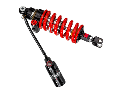 Bitubo CYU3 Monoshock Adjustable: Hydraulic Spring Preload, Reb., Double Comp., Length, Red Spring