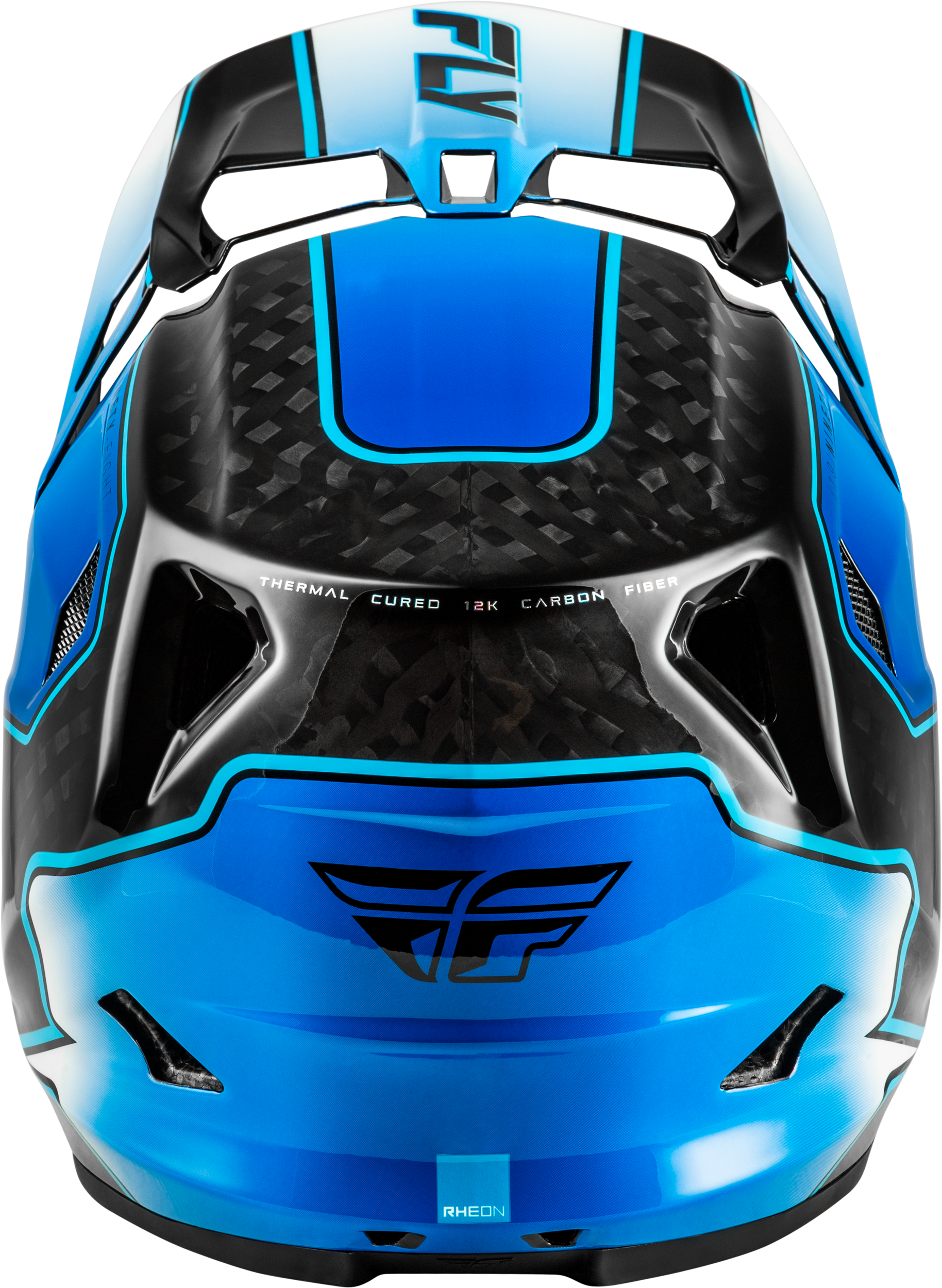 Werx R Flow Carbon Helmet Black Carbon/Blue/White Sm