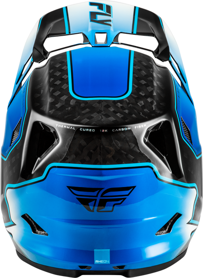 Werx R Flow Carbon Helmet Black Carbon/Blue/White Sm