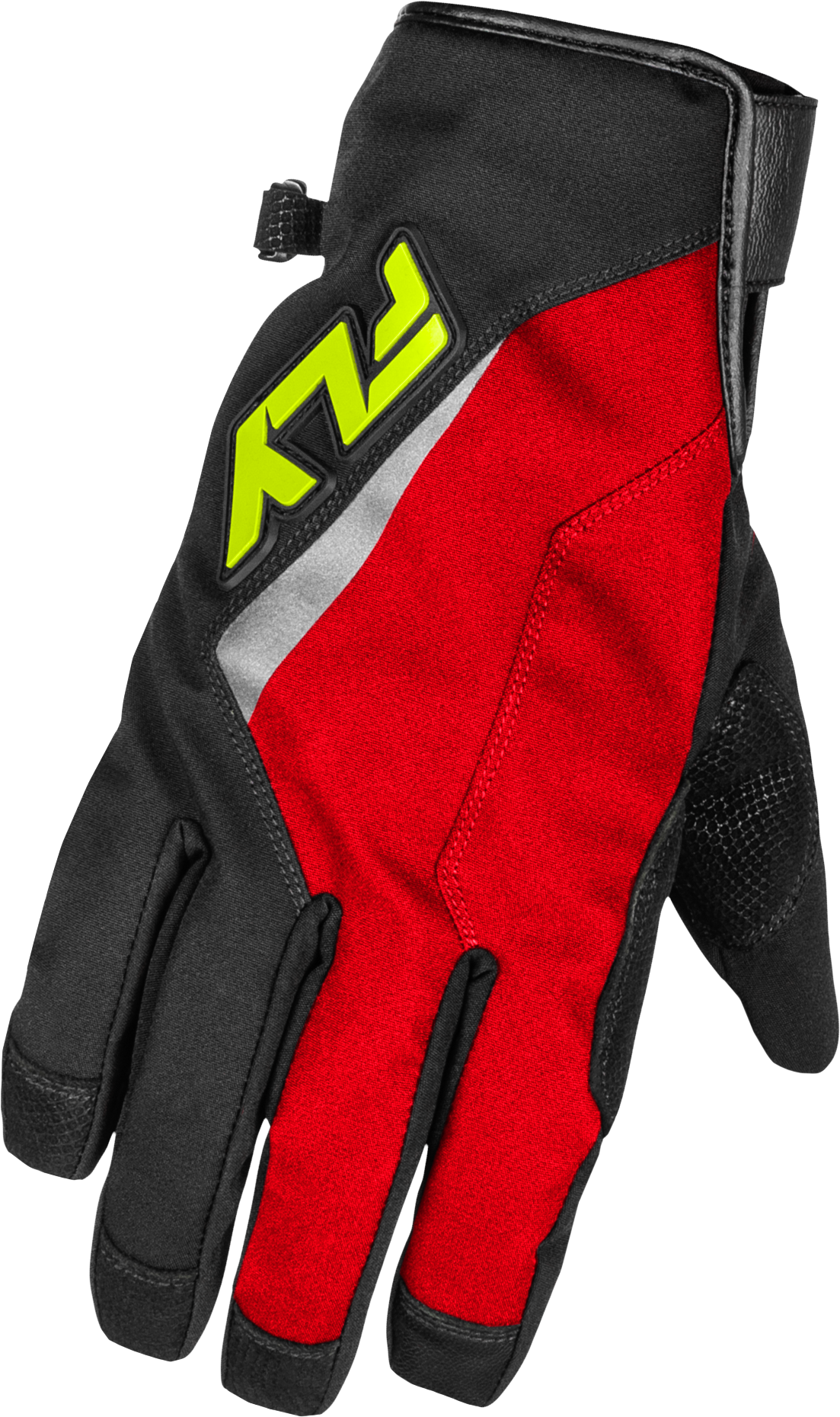 Title Long Gloves Red/Black/Hi Vis 2x