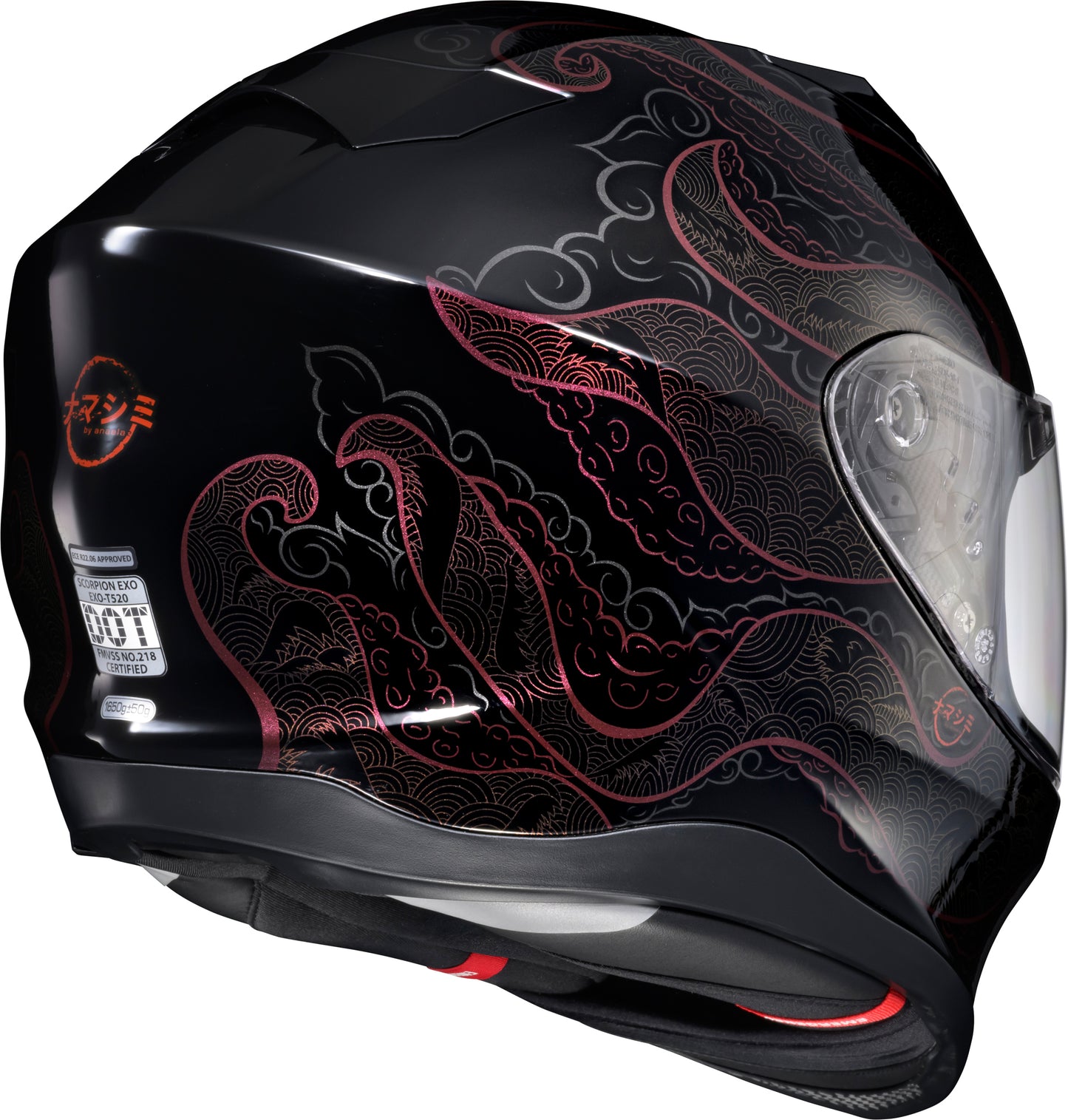 Exo T520 Helmet Nama Shimi Black/Chameleon Md