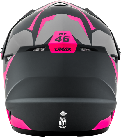 Mx 46 Cyclus Hemet Matte Grey/Pink Lg