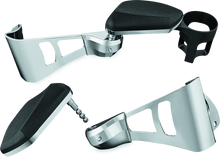 Kuryakyn Passenger Armrests 14-Up Touring and Tri Glide Chrome