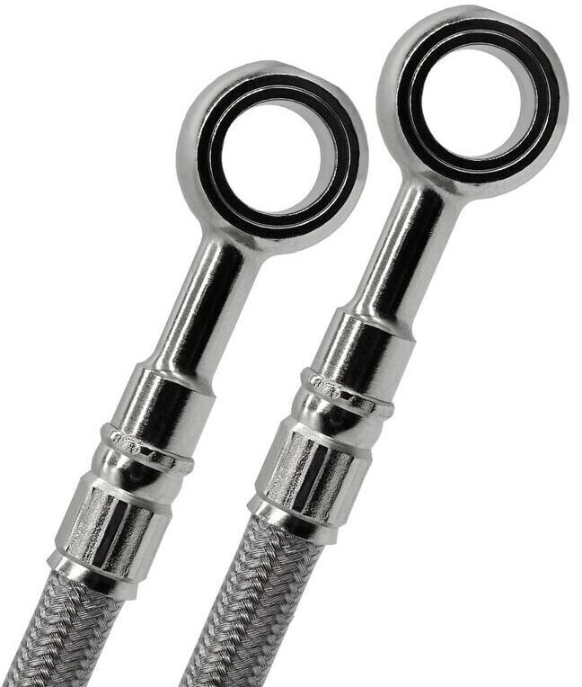 Hydraulic Brake Line Rear Silver