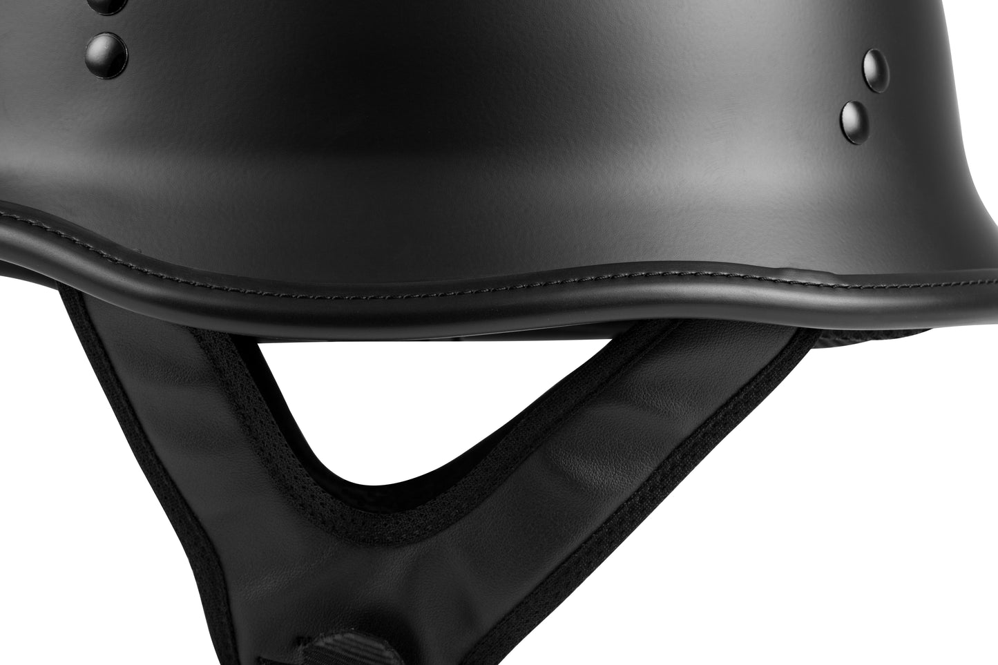 9mm German Beanie Helmet Matte Black Lg