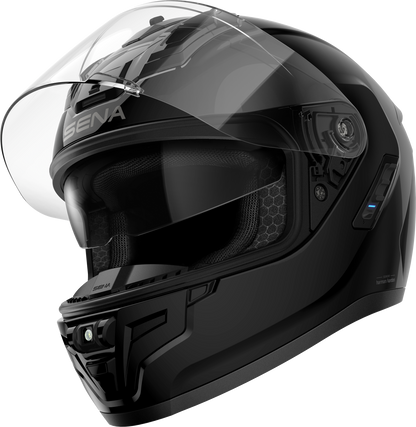 Phantom Ff Mesh Com Helmet Glossy Black Md