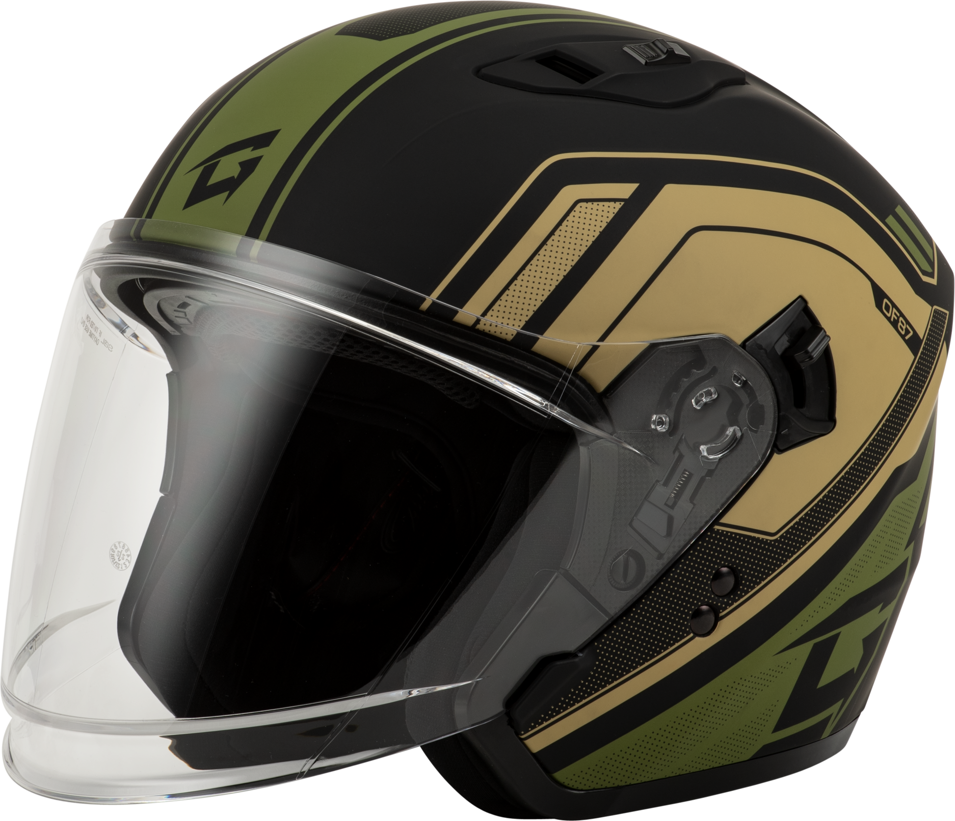 Of 87 Duke Helmet Matte Black/Green Xs