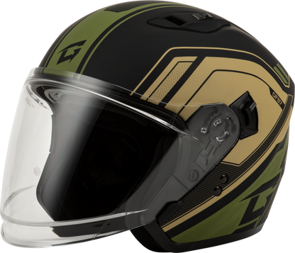 Of 87 Duke Helmet Matte Black/Green Md
