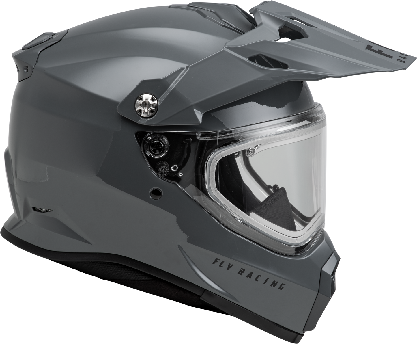 Trekker Cw Solid Helmet Elec Shld Grey Xl