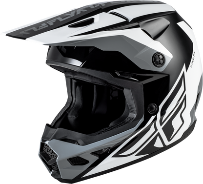 Kinetic Crest Helmet Black/White/Grey Xl