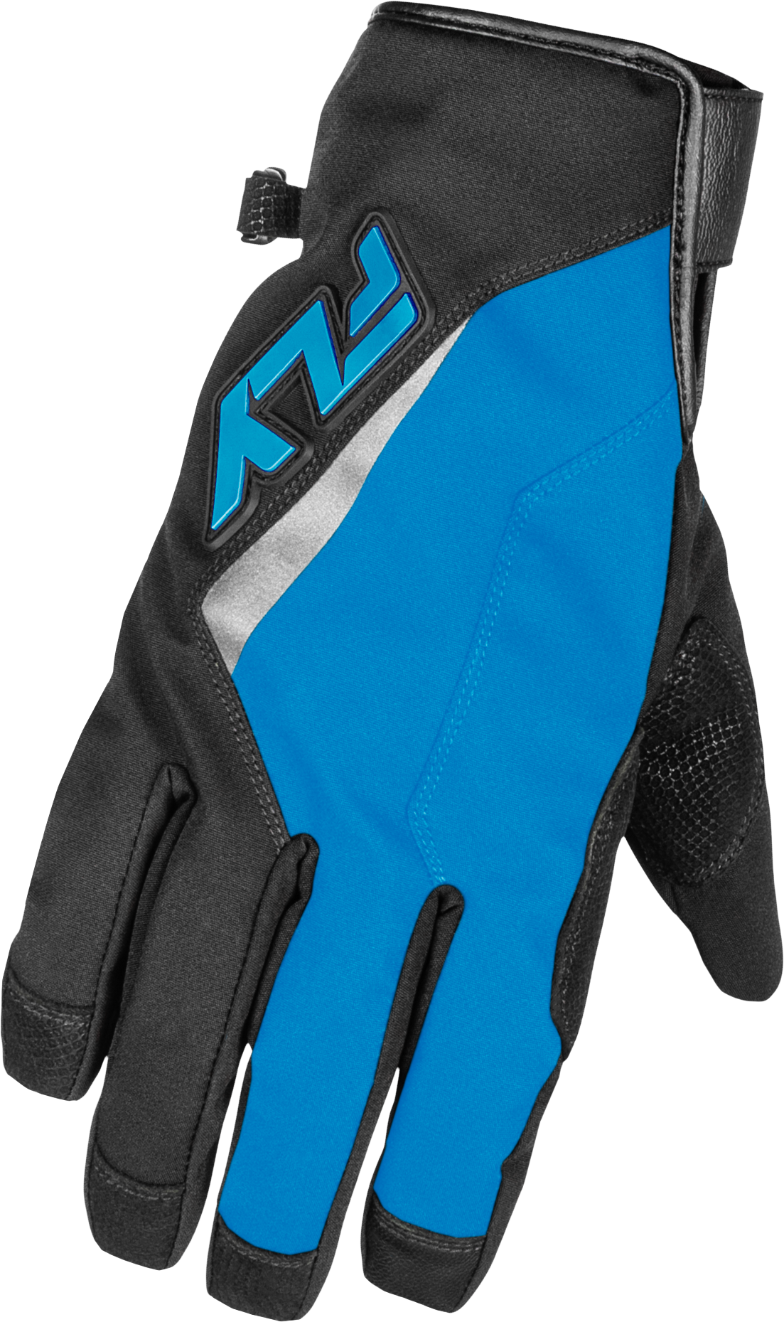 Title Long Gloves Blue/Black/Light Blue 2x