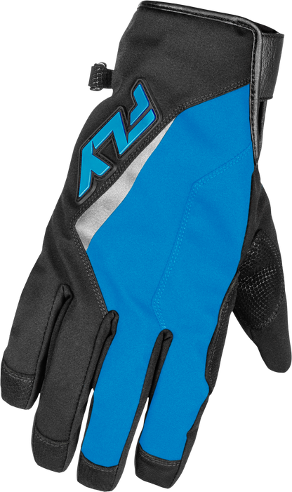 Title Long Gloves Blue/Black/Light Blue 2x