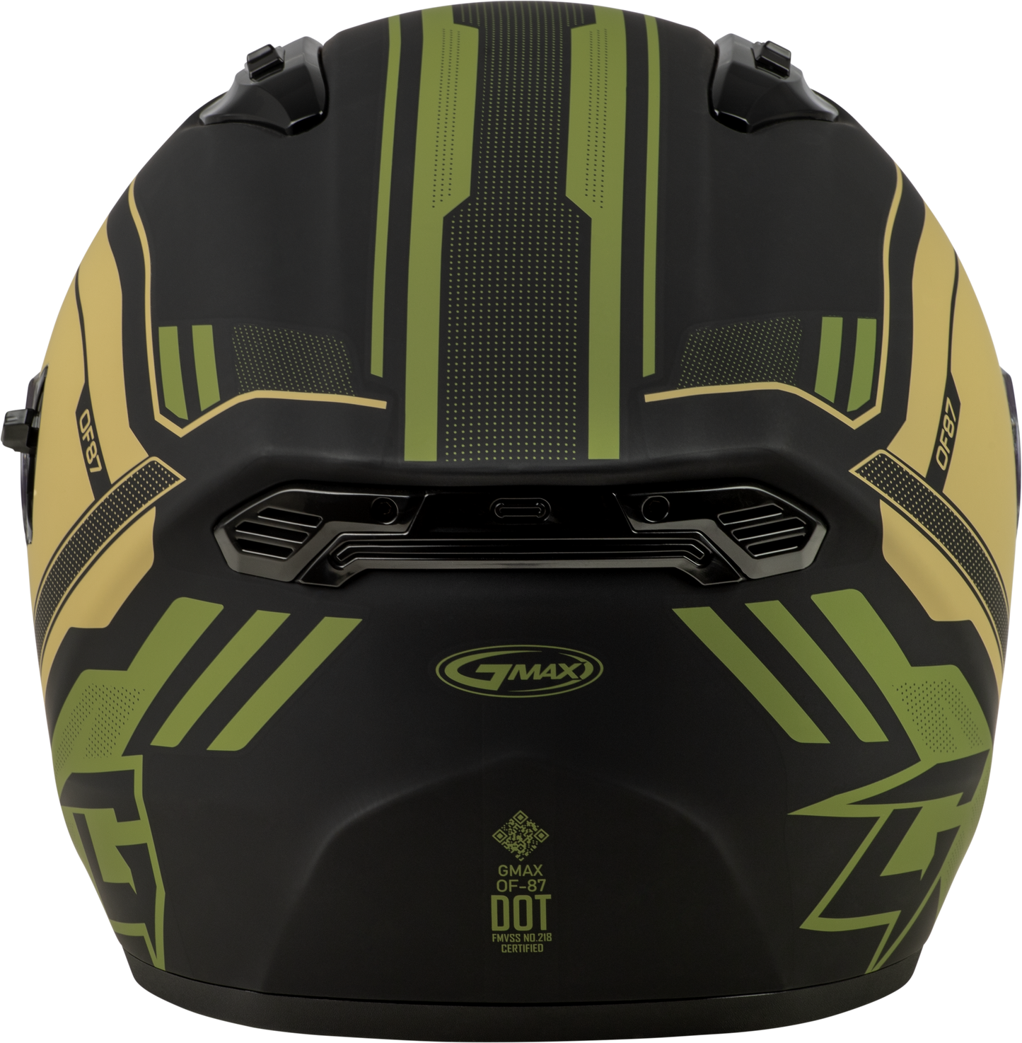 Of 87 Duke Helmet Matte Black/Green 3x