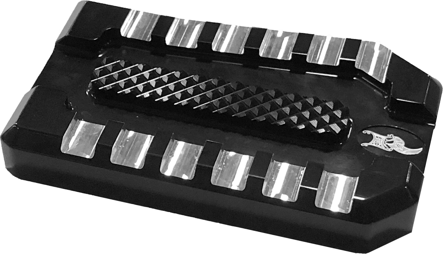 Nl Brake Pedal Black/Raw Flt 86 25 Flst 86 17