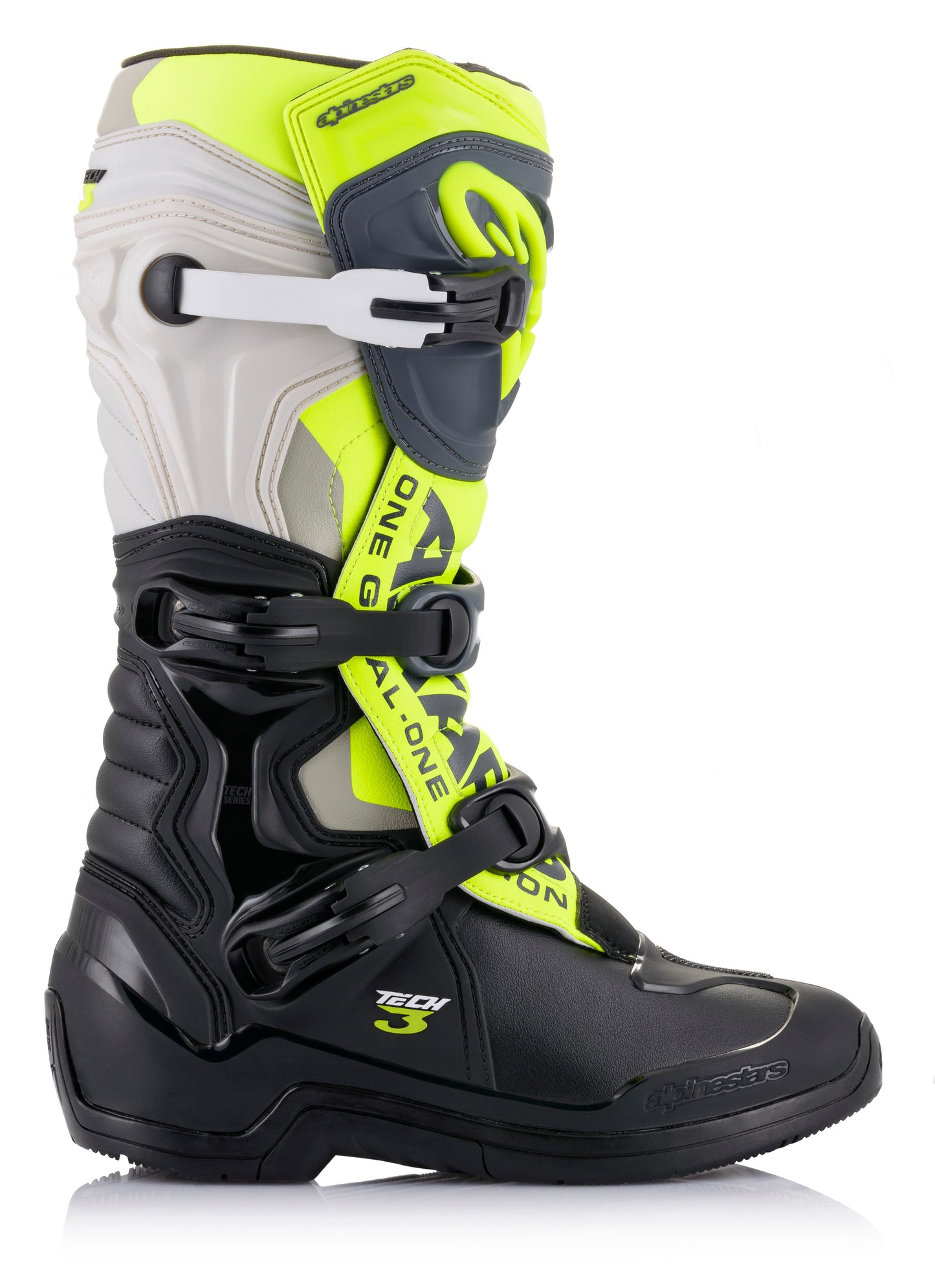 Tech 3 Boots Blk/Cool Grey/Ylw/Fluo Sz 12