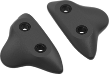 Mirror Block Off Plates Pair Black Yam