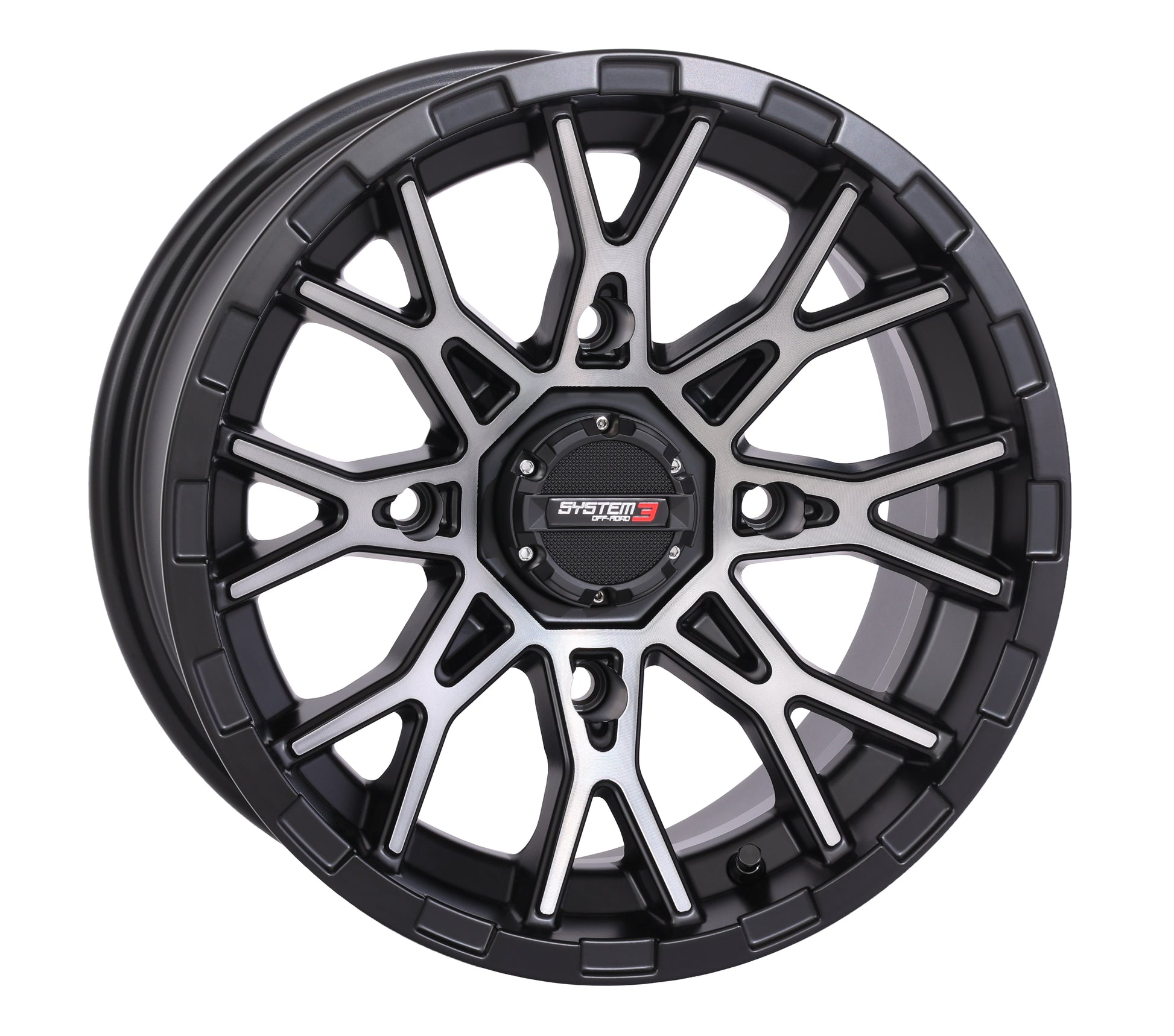 St6 Wheel 12x7 4+3 (+10mm) 4/110 Matte Dark Tint