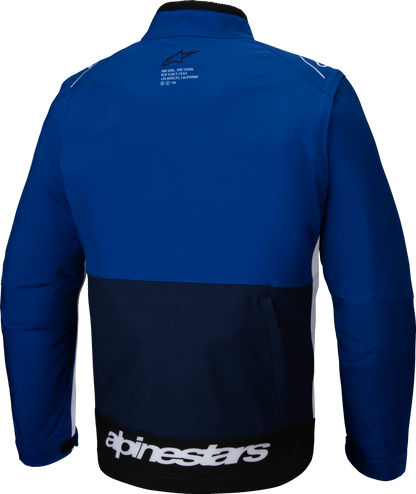 Lite Dura Softshell Jacket Navy/Bright Blue/White Lg
