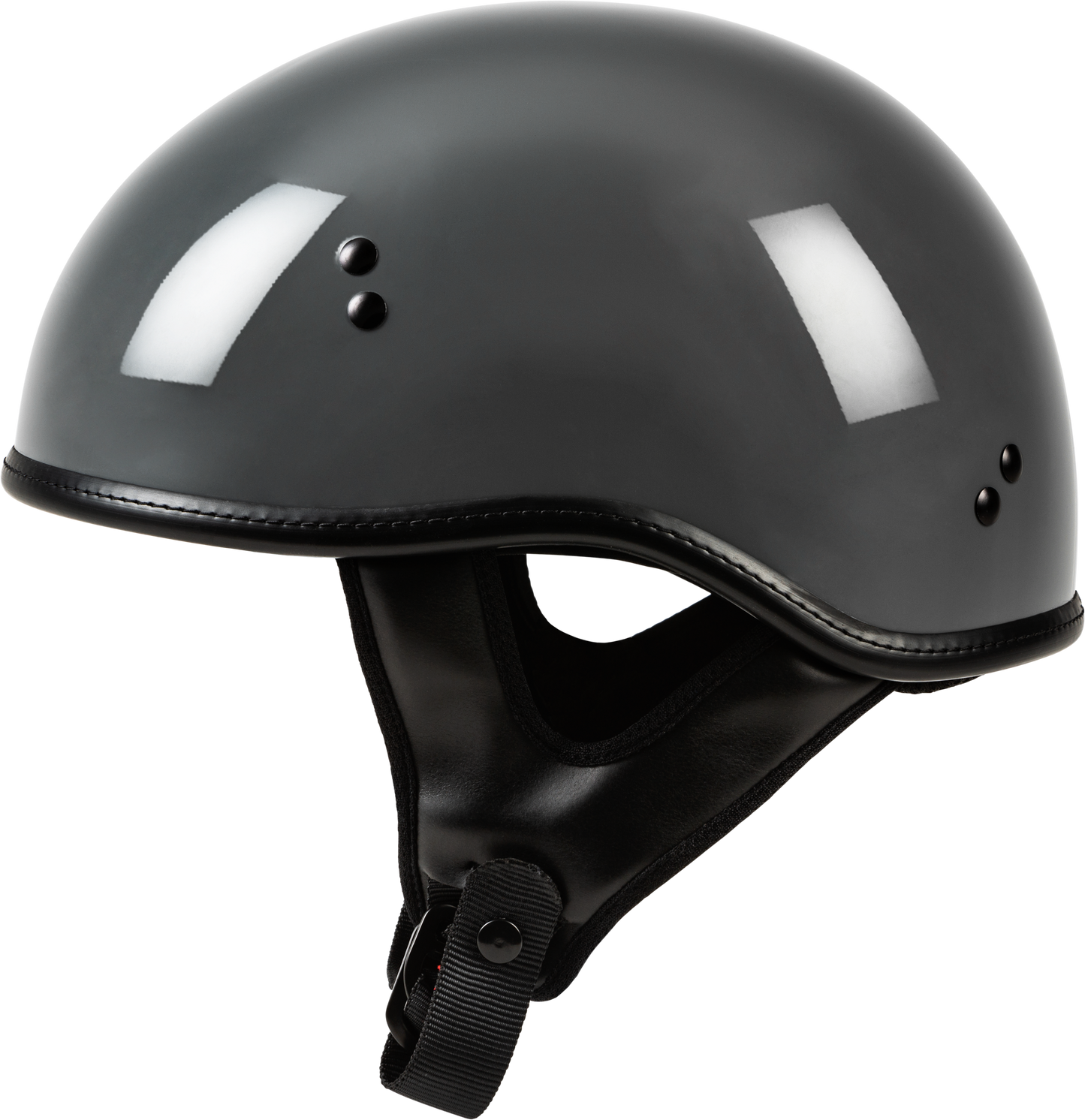.357 Solid Half Helmet Grey Xs