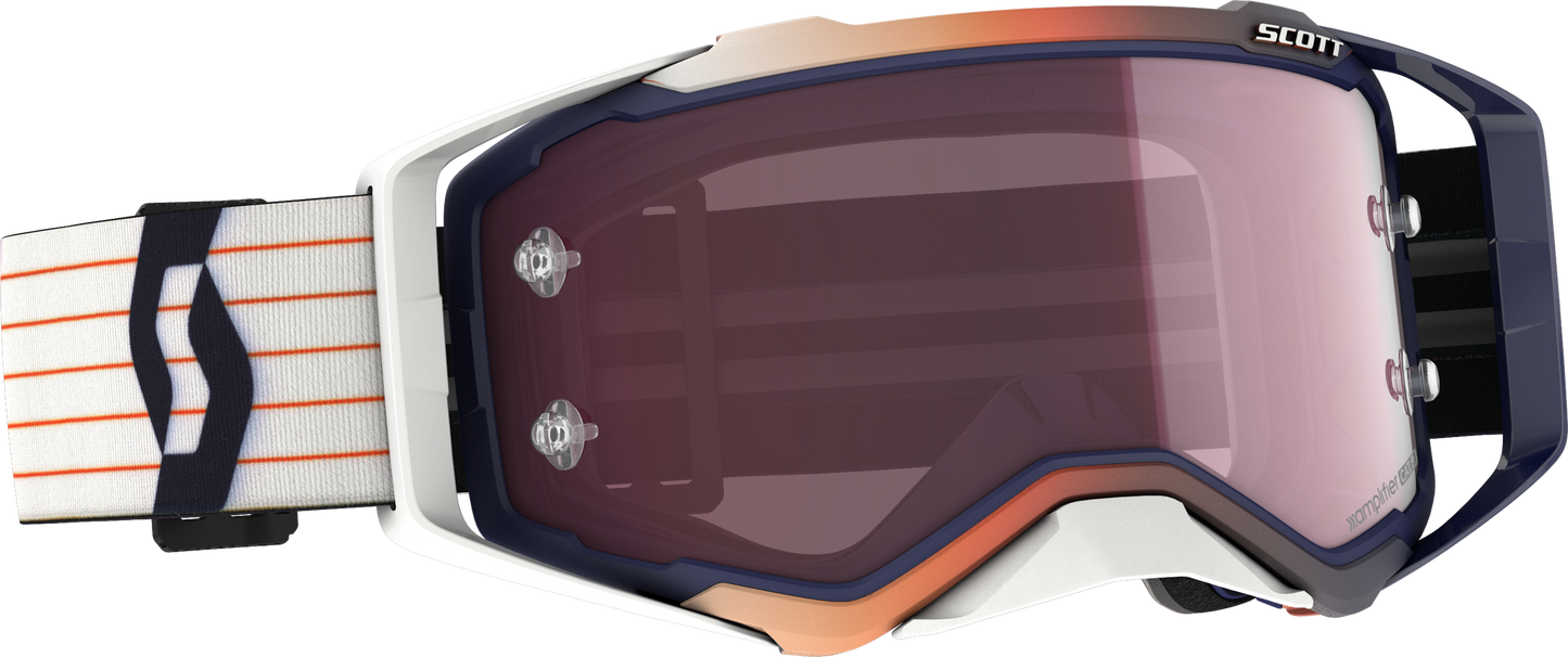 Prospect Goggle Blue/White W/Rose Amp Works
