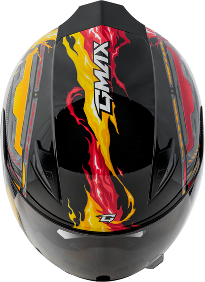Gm 49y Charge Helmet Black/Red/Yellow Ym