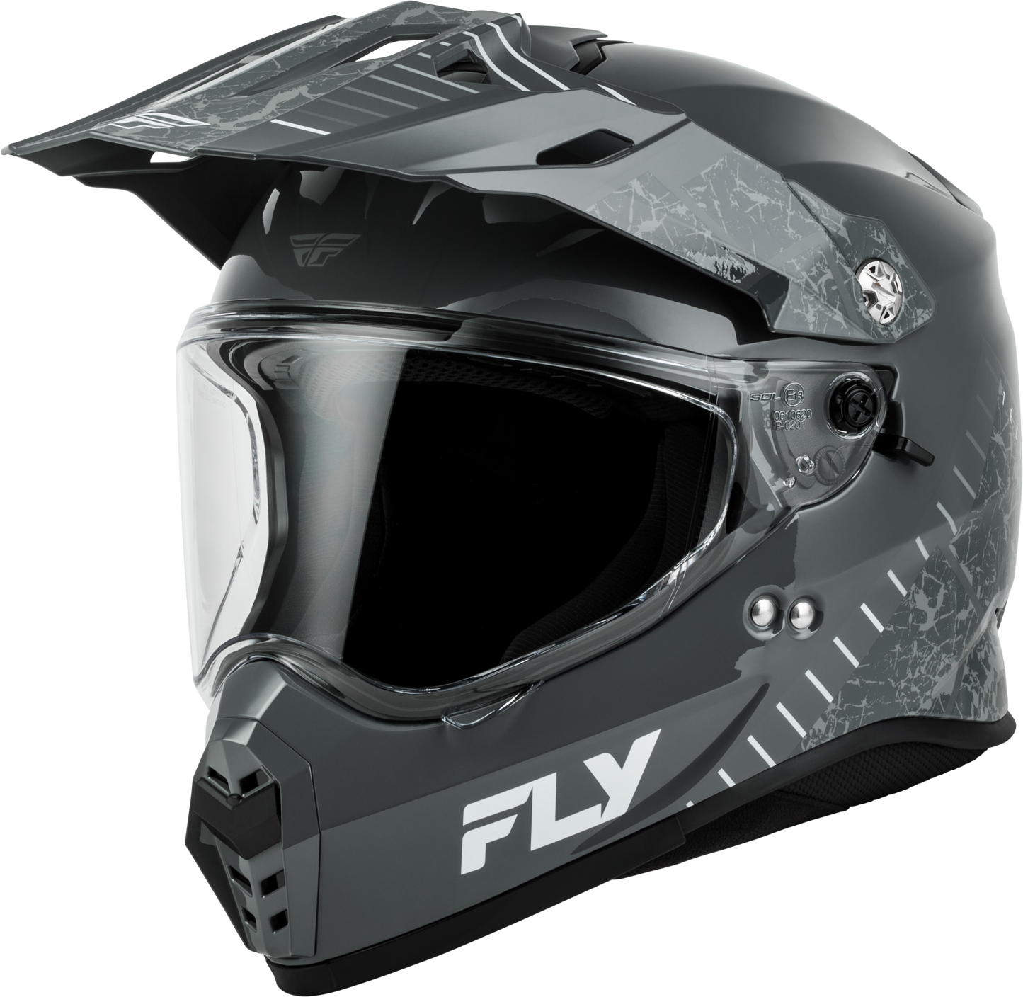 Fly Trekker Granite Helmet Grey/Grey Xs