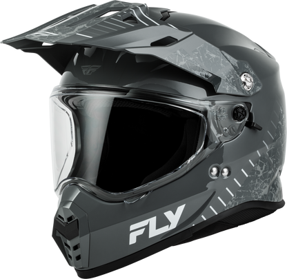 Fly Trekker Granite Helmet Grey/Grey Md