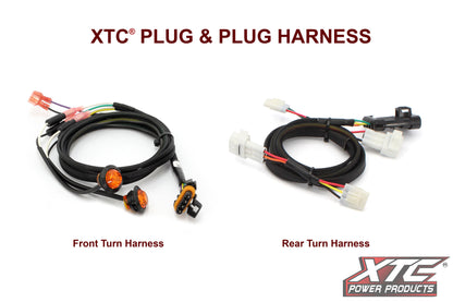 Auto Turn Signal Kit W/ Billet Lever And Front Drl Lights Kaw
