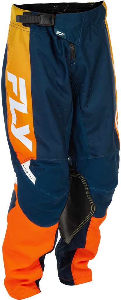 Youth Kinetic Pants Navy/Orange Sz 22