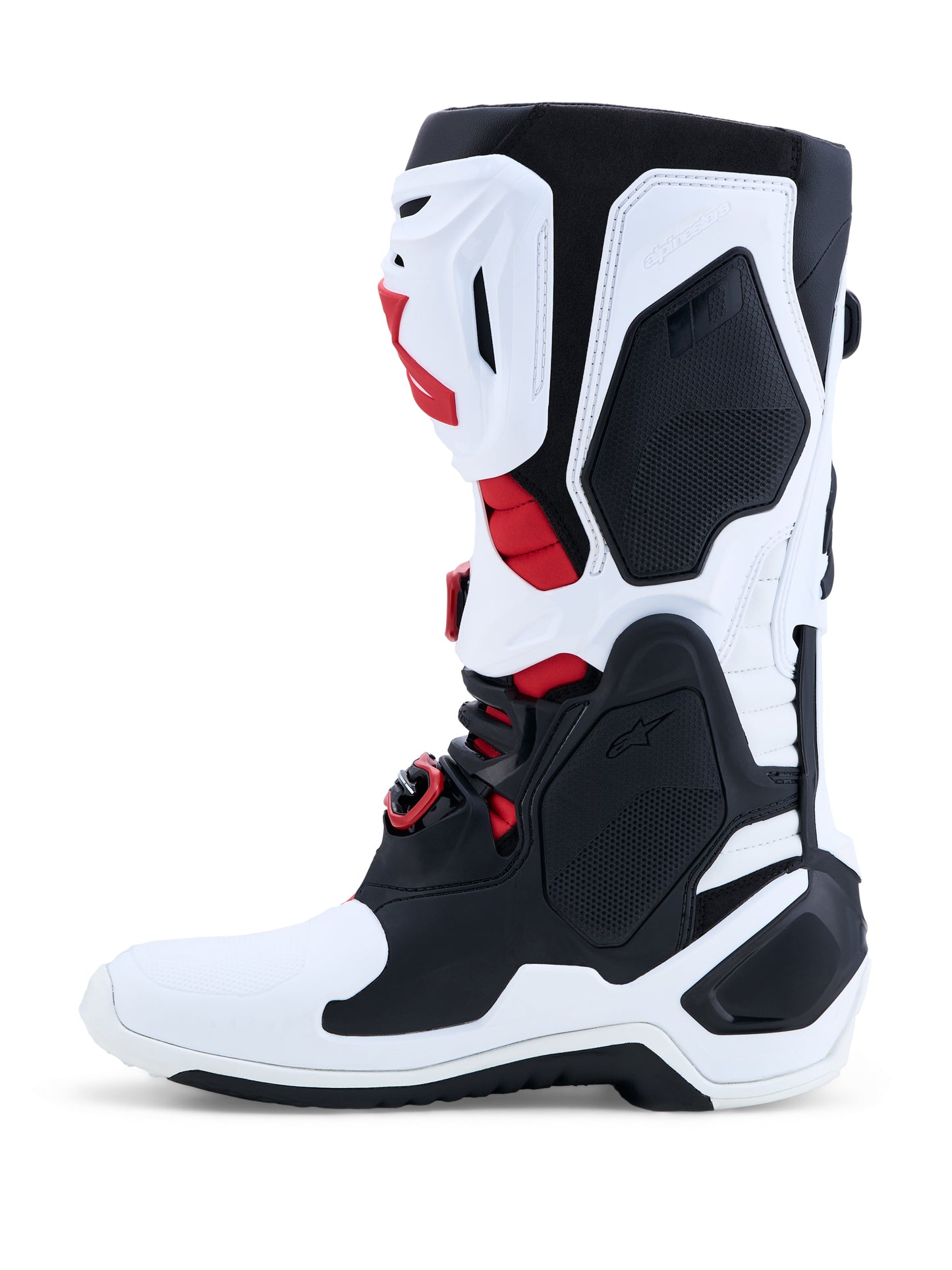 Tech 10 Boots Wht/Blk/Br Red 14