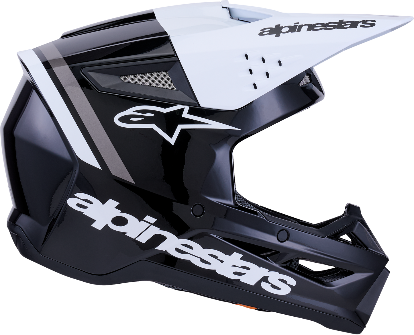 Sm3 Radium Helmet Blk/Wht/Gry Glossy Sm
