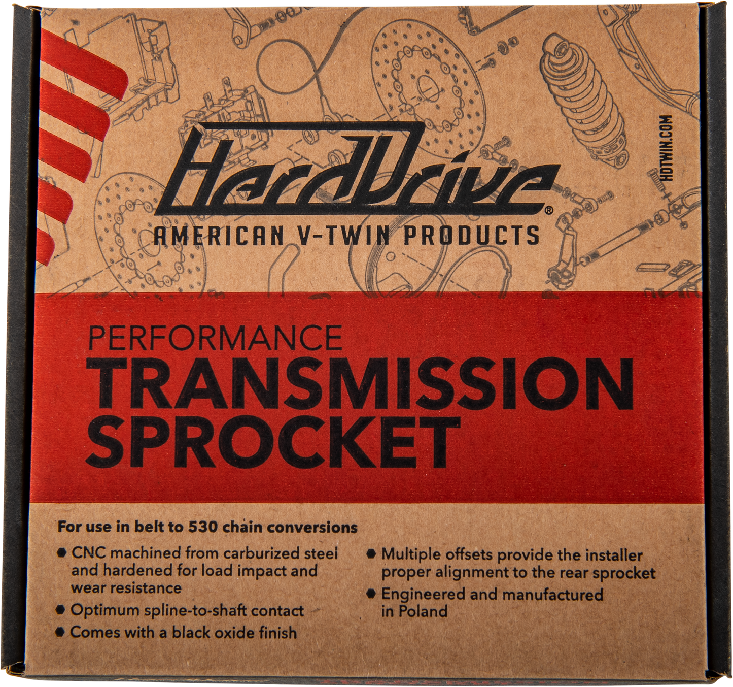 Ss Transmission Sprocket 24t 0.500 Offset 94 06