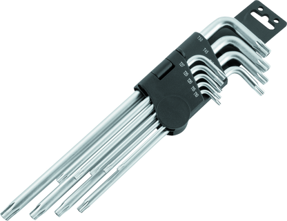 BikeMaster 9-pc Ball End Long Wrench Set - Torx