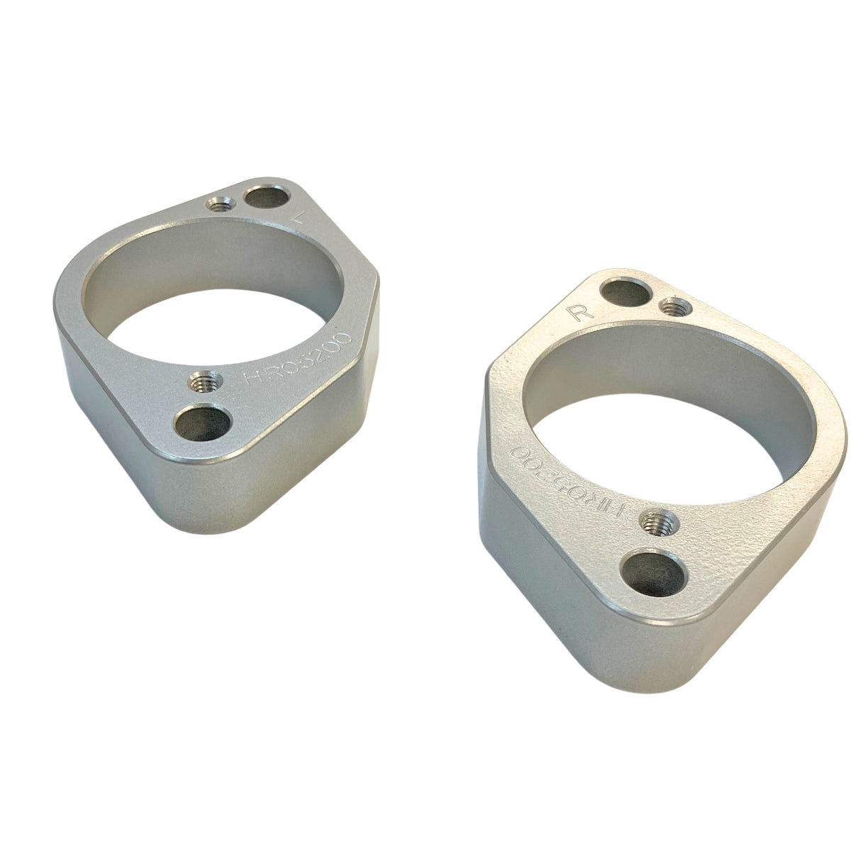 Handlebar Risers Silver Bmw