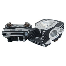 S&S Cycle 99-13 BT CNC Ported B2 Cylinder Head Kit - Black Wrinkle
