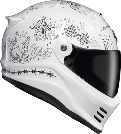 Covert Fx Full Face Helmet The Litas 2 White Lg