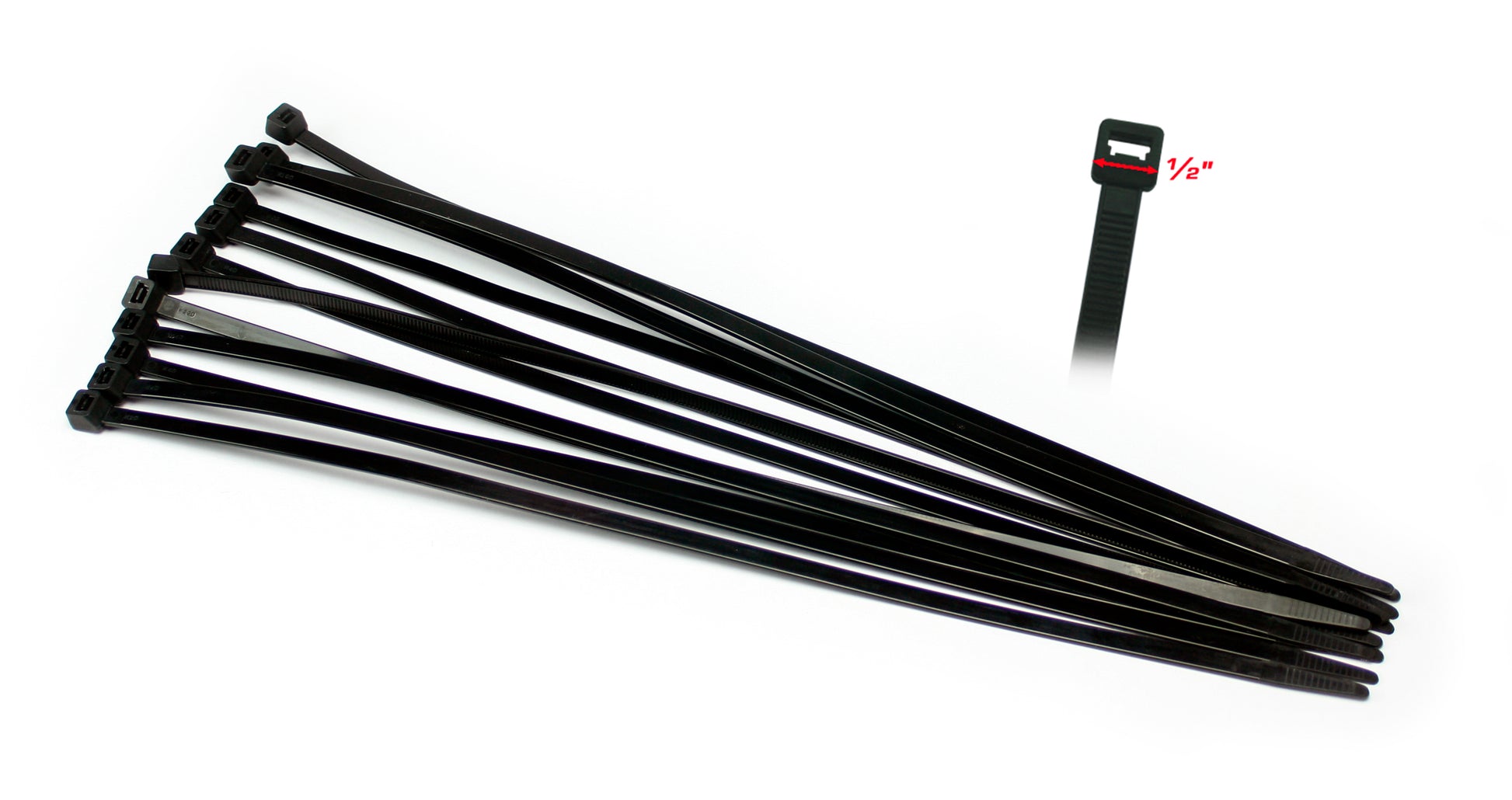 Replacement Zip Ties Speed Armor Skid Plate Black