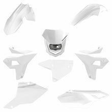 Full Plastic  Kit W/ Headlight Suzuki Dr400 White