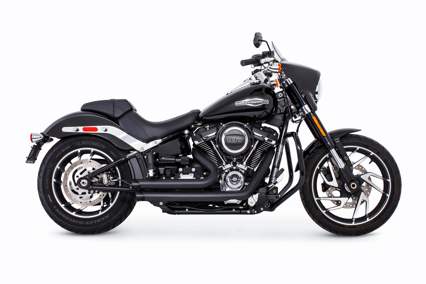 Amendment Slash Black M8 Softail