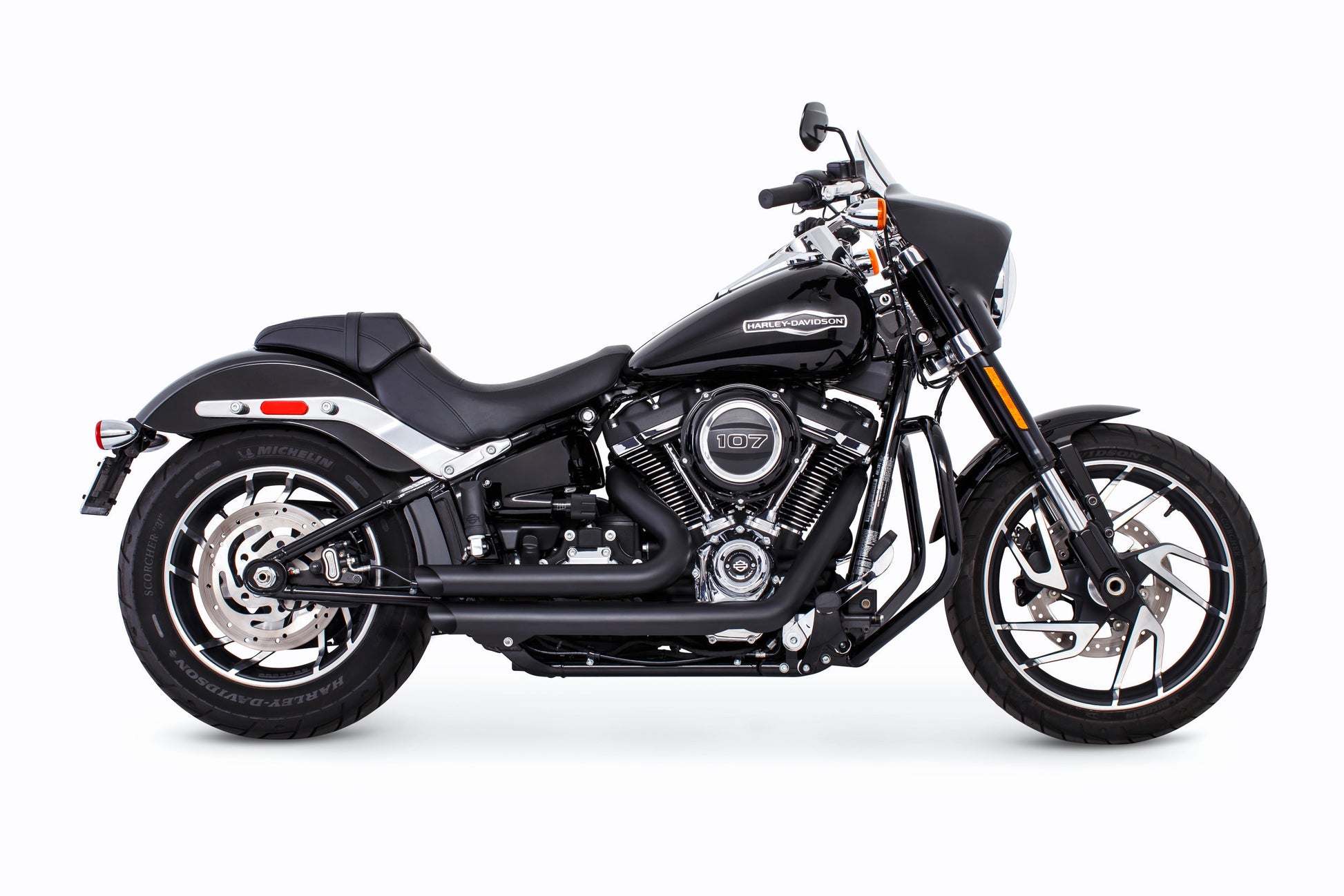 Amendment Slash Black M8 Softail