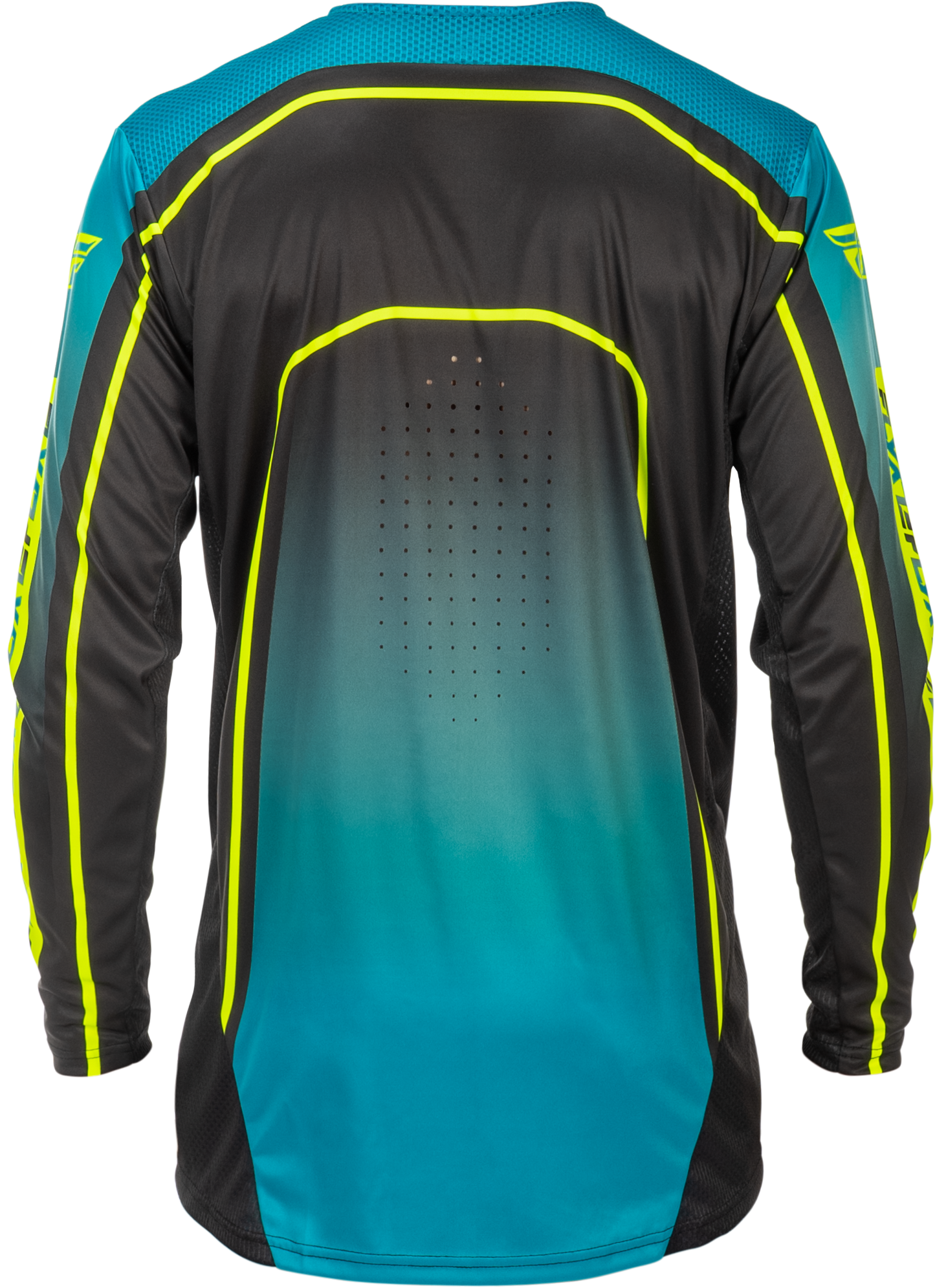 Youth Rayce Bicycle Jersey Teal/Black/Lime Yl