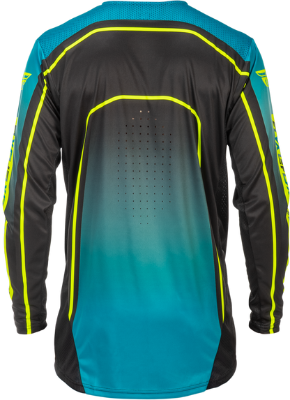 Rayce Bicycle Jersey Teal/Black/Lime 2x