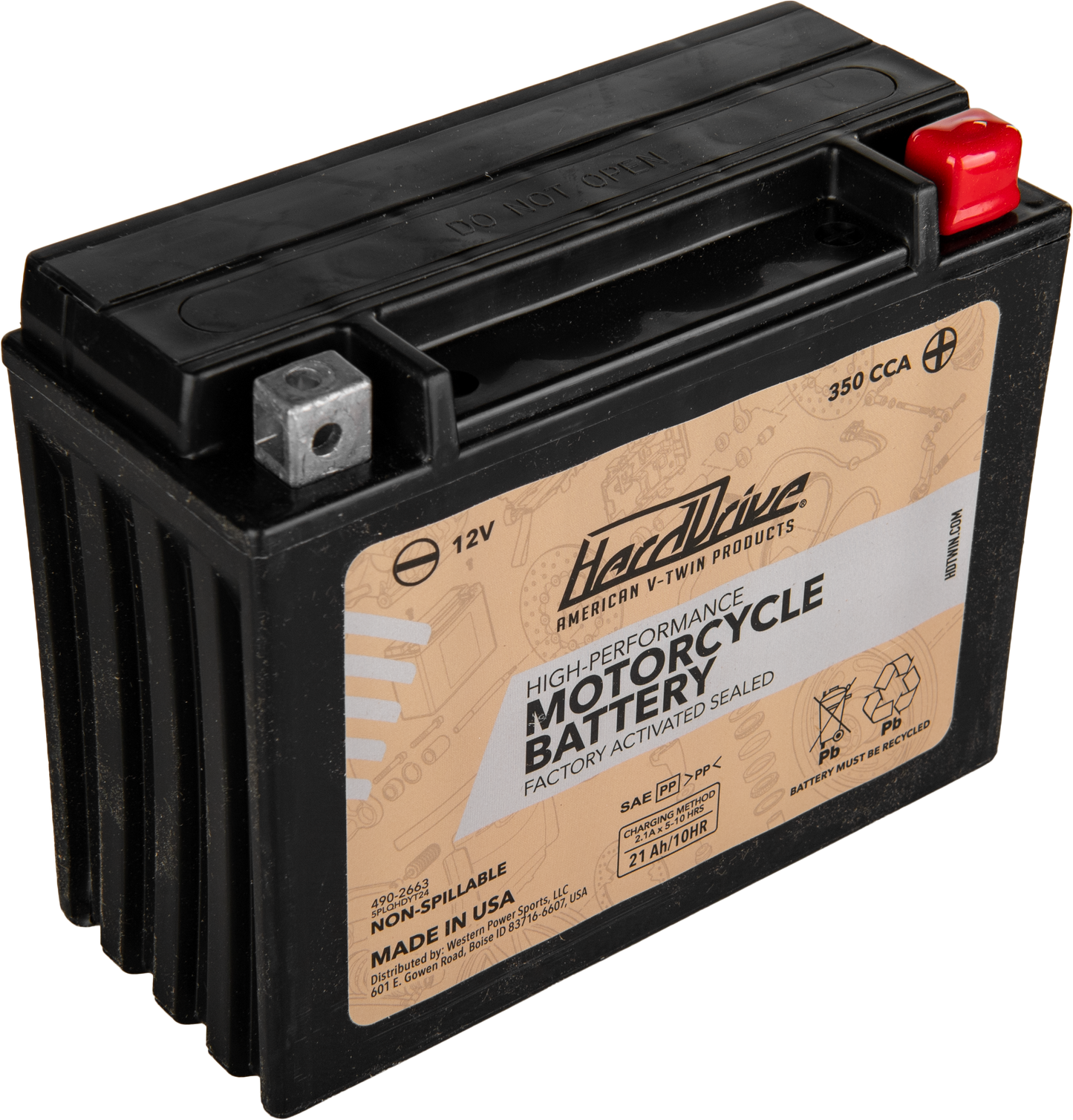 High Perform Battery Ytx24hl Cca 350