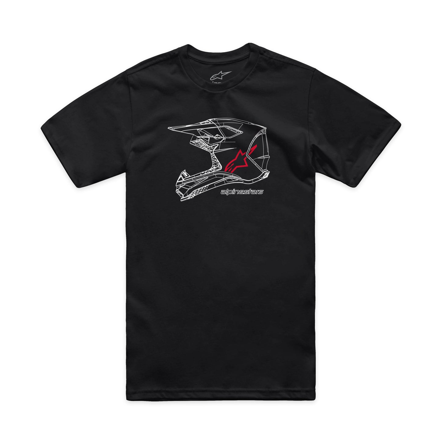 Mx Helmet Csf Tee Black 2x