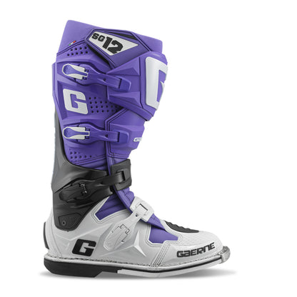 Gaerne SG12 Limited Edition LE Boot Purple/Black/White Size 9.5