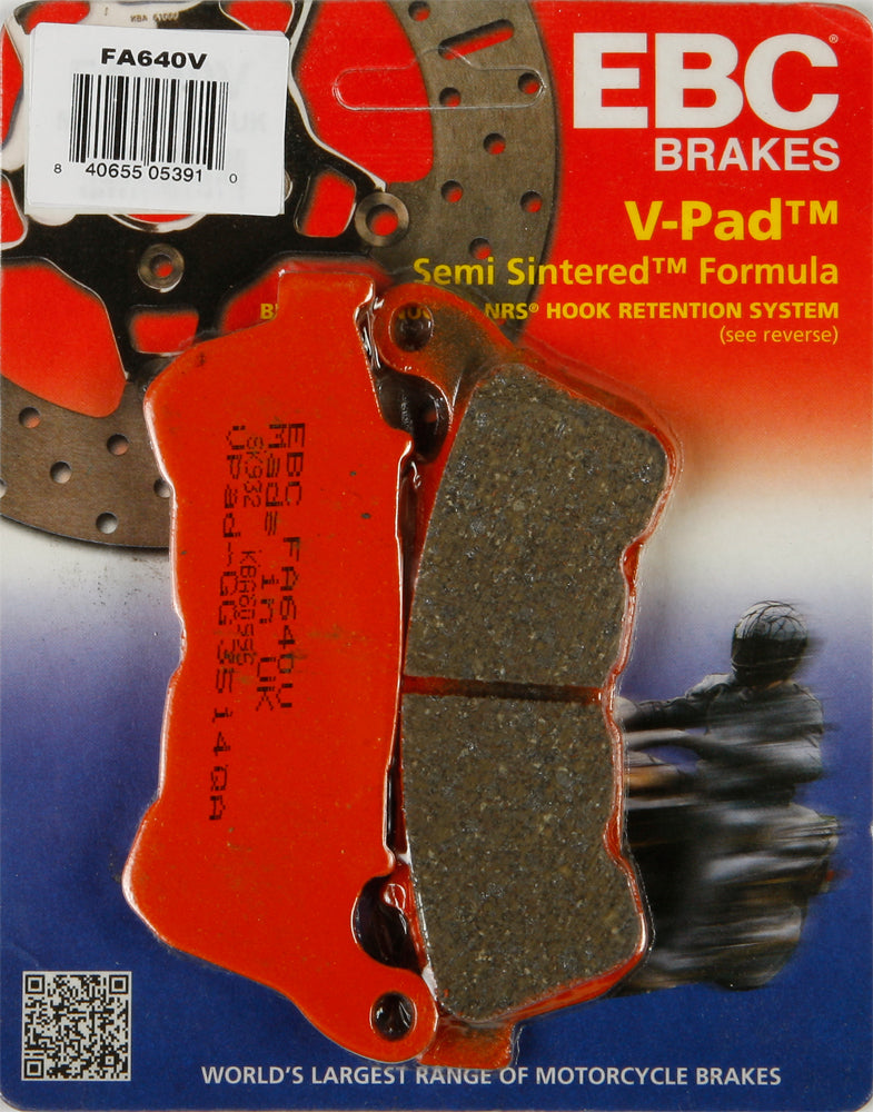 Brake Pads Fa640v Semi Sintered V Series